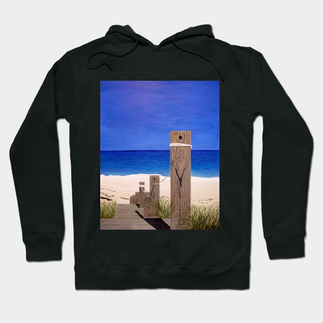 Sun, Sea and Sand Hoodie by JulieWestmore